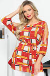 LT Collection Туника 282328 Б5244 мультиколор (терракотовый, рыжий, бежевый)