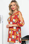 LT Collection Туника 282328 Б5244 мультиколор (терракотовый, рыжий, бежевый)