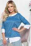 LT Collection Джемпер 284172 Б5367 джинсовый