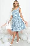 LT Collection Платье 284189 П5442 серо-голубой