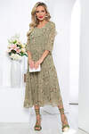 LT Collection Платье 284573 П5454 оливковый