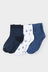 CROCKID Носки 284953 К 9620-3/5 ФВ темно-синий, белый