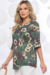 LT Collection Джемпер 286296 Б5437 зеленый