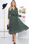 LT Collection Платье 288834 П5479 чёрный, зеленый