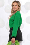 LT Collection Жакет 288845 Б5501 чёрный, зелёный