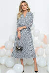 LT Collection Платье 289528 П5477 белый, чёрный
