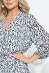 LT Collection Платье 289528 П5477 белый, чёрный