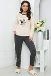 LT Collection Комплект 289534 Д1735 бежевый, серый