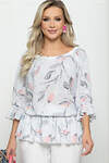 LT Collection Блуза 290719 Б5583 светло-серый