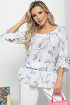 LT Collection Блуза 290719 Б5583 светло-серый