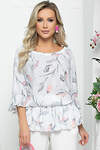 LT Collection Блуза 290719 Б5583 светло-серый