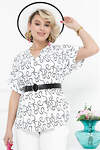Bellovera Блузка 291746 71Б5074 Белый, чёрный