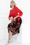 Bellovera Платье 292381 71П5097 красный, чёрный