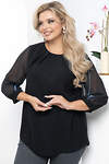 LT Collection Блуза 292423 Б5609 чёрный