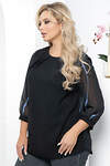 LT Collection Блуза 292423 Б5609 чёрный