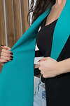 LT Collection Жилет 294260 Б5709 черный, бирюзовый