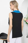 LT Collection Жилет 294261 Б5710 черный, лазурный