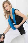 LT Collection Жилет 294261 Б5710 черный, лазурный