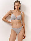 JS Minimi Трусы 297205 M2S281 tanga grigio chiaro melange