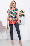 LT Collection Костюм 297288 К5813 синий, блуза - бежевый