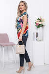 LT Collection Костюм 297288 К5813 синий, блуза - бежевый