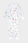 CROCKID Пижама 298559 К 1550 новогодние кошечки на белом