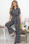 LT Collection Комбинезон 298803 К5846 чёрный, белый