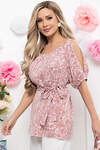 LT Collection Блуза 299505 Б5916 пыльно-розовый