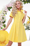 DStrend Платье-рубашка 299530 П-3842-0100-01 Жёлтый