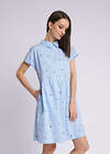 CLEVER Платье 300323 LDR23-1022/3 молочный/голубой