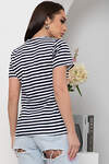 LT Collection Футболка 301135 Б5934 белый, чёрный