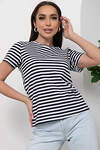 LT Collection Футболка 301135 Б5934 белый, чёрный
