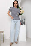 LT Collection Футболка 301135 Б5934 белый, чёрный