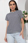 LT Collection Футболка 301135 Б5934 белый, чёрный