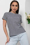 LT Collection Футболка 301135 Б5934 белый, чёрный