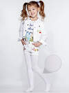 JS Giulia Детские колготки 301665 D025 KIDS CLASSIC OLD bianco