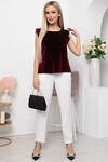 LT Collection Топ 301697 Б5929 бордовый