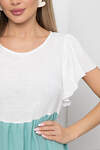 LT Collection Платье 302100 П6053 мятный, белый
