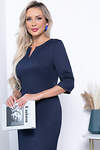 LT Collection Платье 307702 П7089 темно- синий