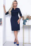 LT Collection Платье 307702 П7089 темно- синий
