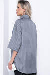 LT Collection Рубашка 307860 Б7165 серый, белый