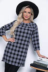 LT Collection Туника 310968 Б7213 серый, чёрный