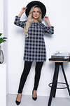 LT Collection Туника 310968 Б7213 серый, чёрный