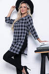 LT Collection Туника 310968 Б7213 серый, чёрный