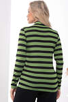 LT Collection Водолазка 313999 Б7400 чёрный, зелёный