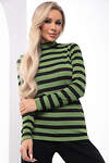LT Collection Водолазка 313999 Б7400 чёрный, зелёный