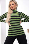 LT Collection Водолазка 313999 Б7400 чёрный, зелёный