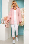 LT Collection Рубашка 317481 Б3864 розовая пудра, принт: горошек
