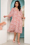 LT Collection Платье 318138 П3603 пудра, принт: бабочки