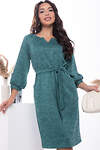 LT Collection Платье 318149 П7561 зелёный меланж